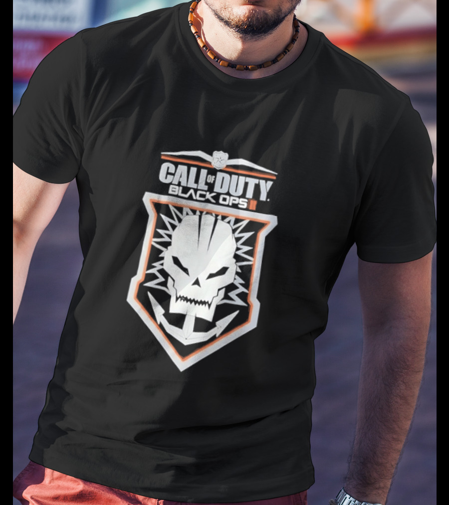 Call Of Duty Black Ops II Skull Shield T-Shirt