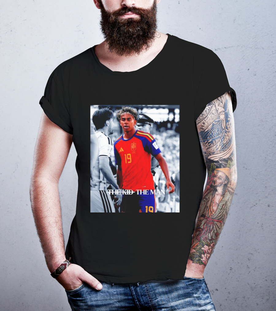 Spain 19 Lamine Yamal The Kid The Man T-Shirt