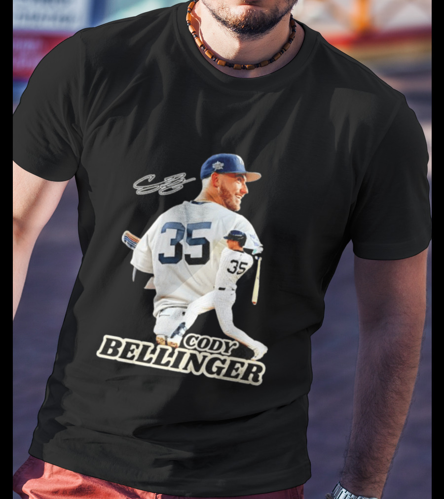 Cody Bellinger 35 New York Yankees MLB Baseball Player T-Shirt
