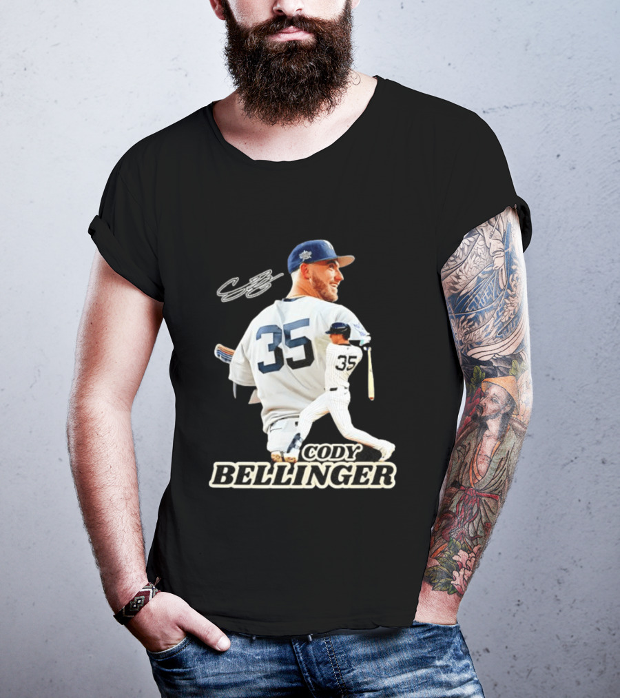 Cody Bellinger 35 New York Yankees MLB Baseball Player T-Shirt