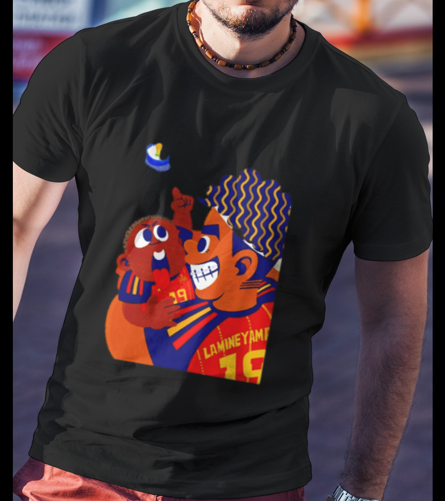 Lamine Yamal 19 With Little Brother Keyne Go For It Soccer Family Team Spirit T-Shirt