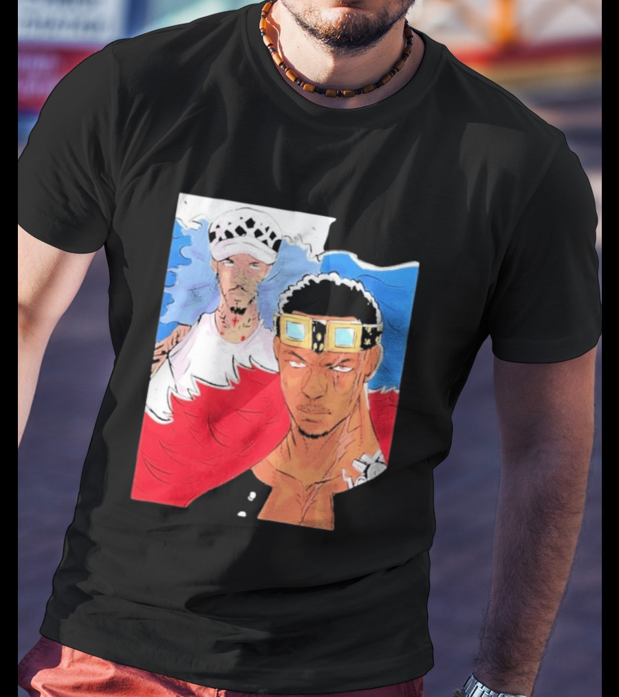 Minnesota Timberwolves Anthony Edwards Lamelo Ball Anime Crossover One Piece Fusion T-Shirt