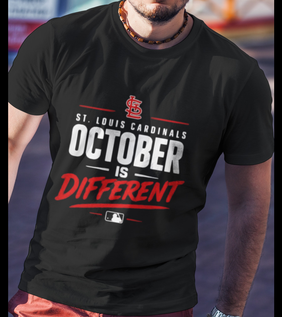 St. Louis Cardinals October Is Different MLB Postseason 2026 T-Shirt
