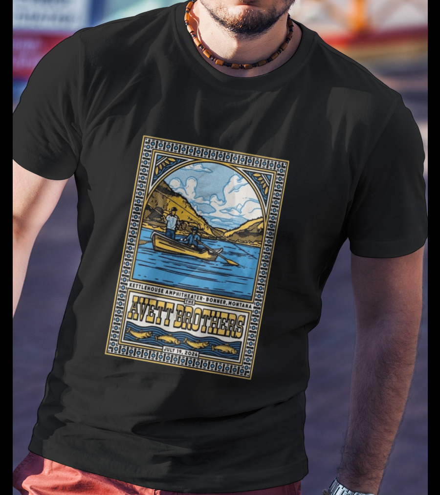 The Avett Brothers KettleHouse Amphitheater Bonner Montana July 19 2026 T-Shirt