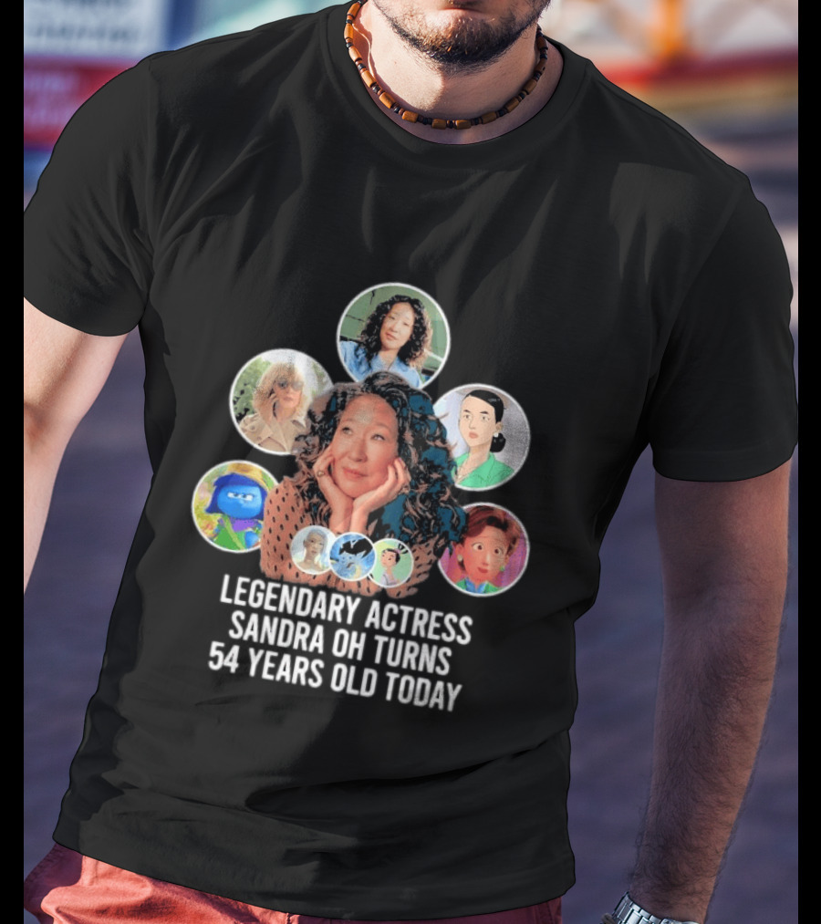 Legendary Actress Sandra Oh Turns 54 Years Old Today T-Shirt