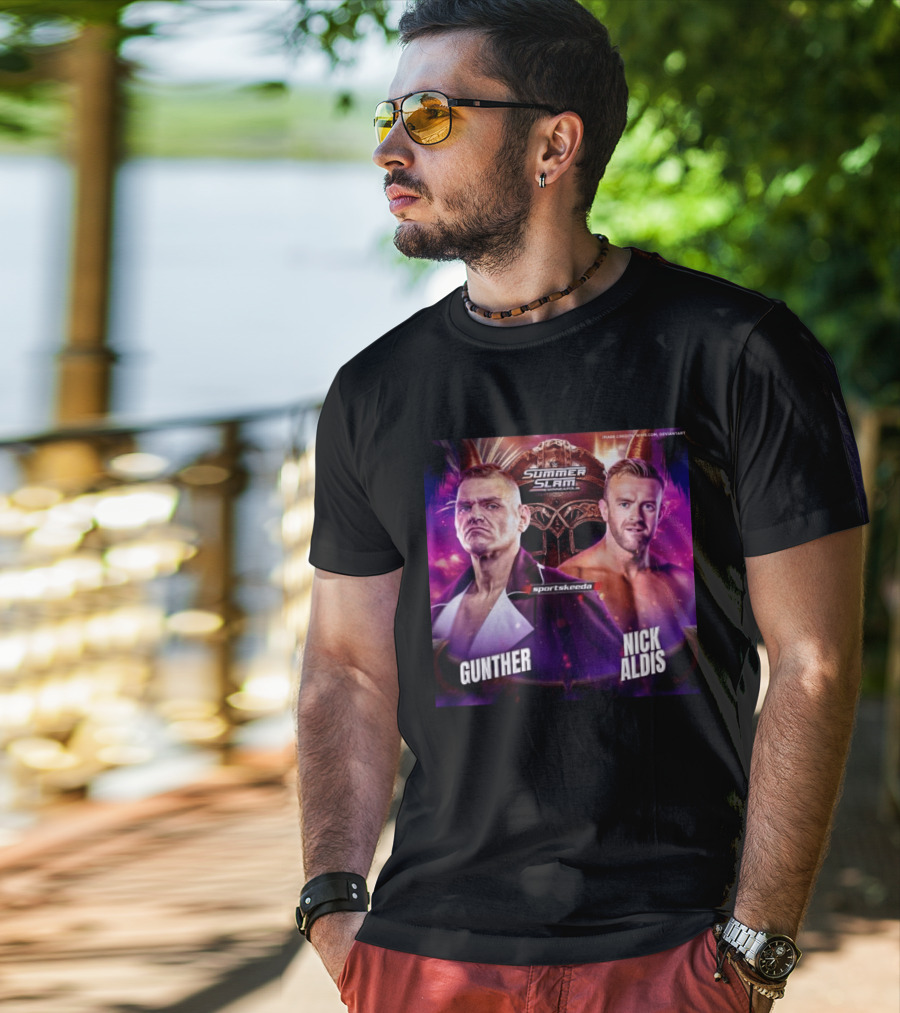 SummerSlam 2026 Gunther Vs Nick Aldis WWE Minneapolis Showdown T-Shirt