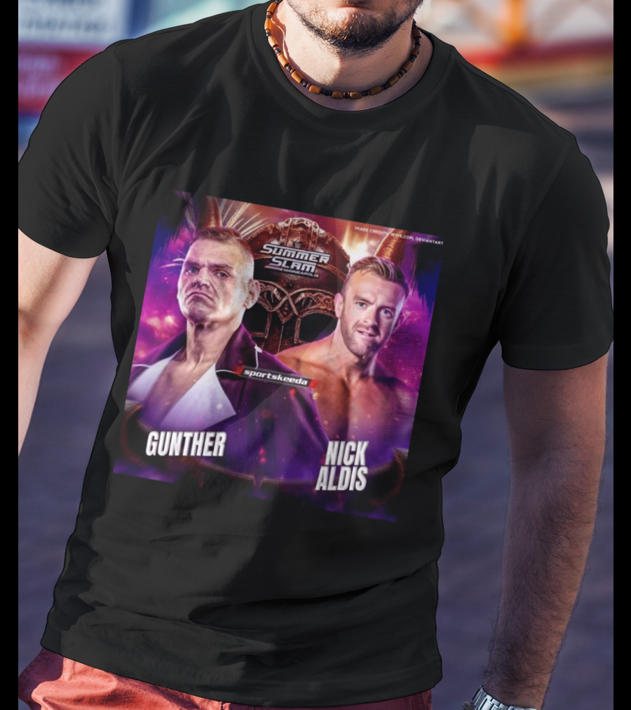 SummerSlam 2026 Gunther Vs Nick Aldis WWE Minneapolis Showdown T-Shirt
