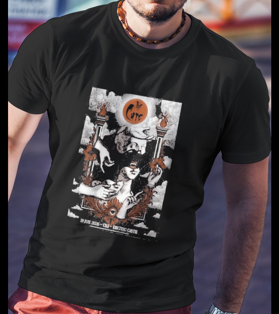 The Cure Electric Castle Cluj 19 June 2026 Limited Edition Event T-Shirt
