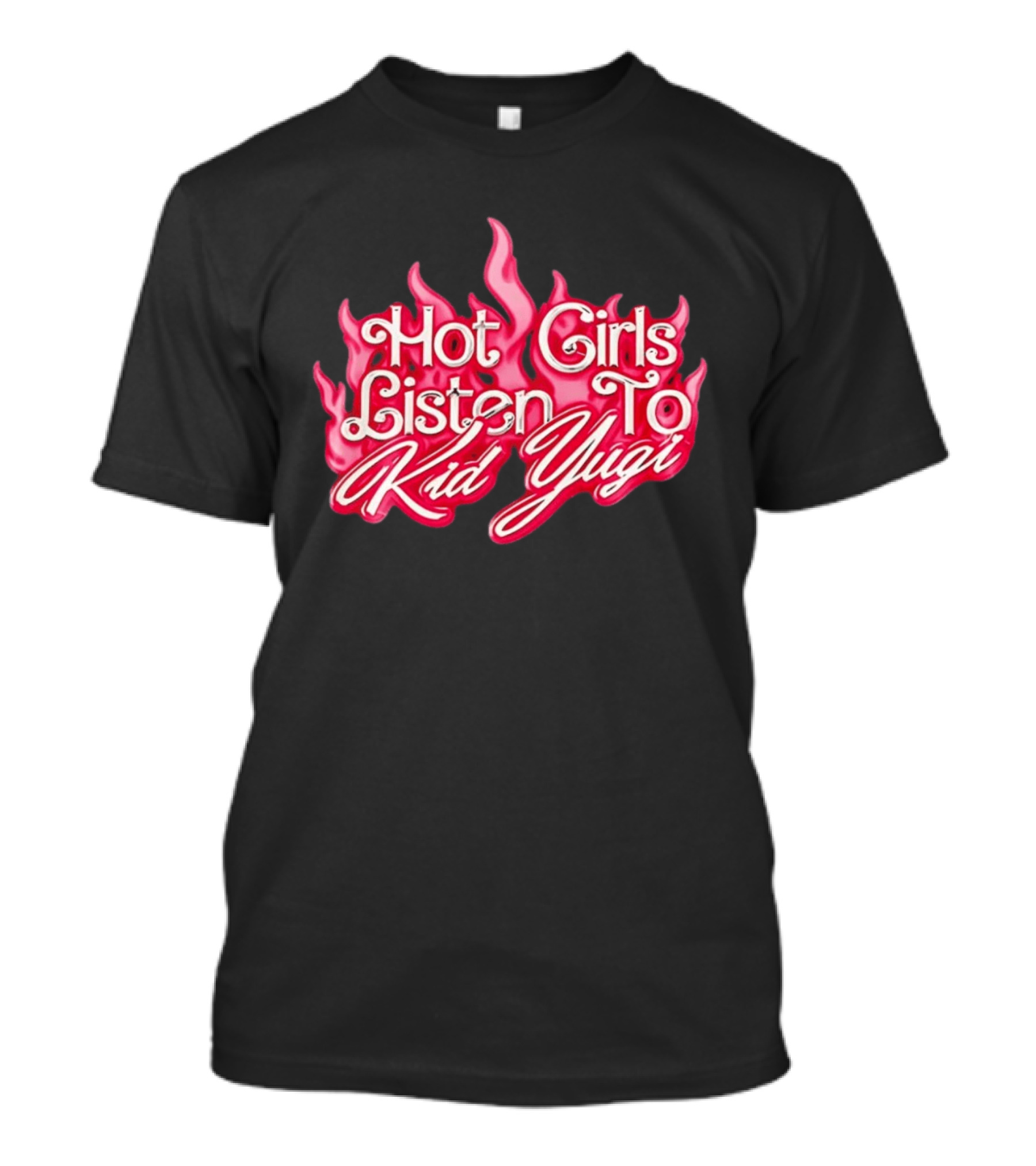 Hot Girls Listen To Kid Yugi Flame T-Shirt
