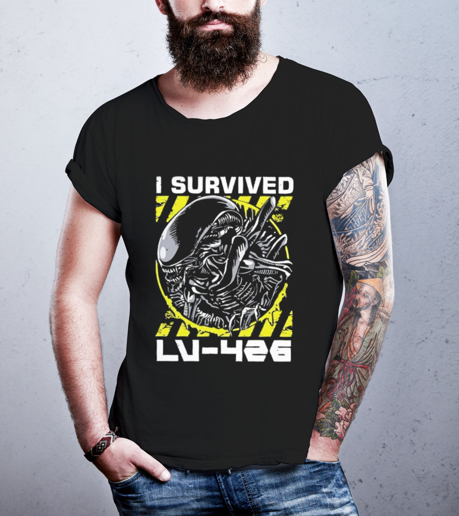 I Survived LV 426 Alien Xenomorph Encounter T-Shirt