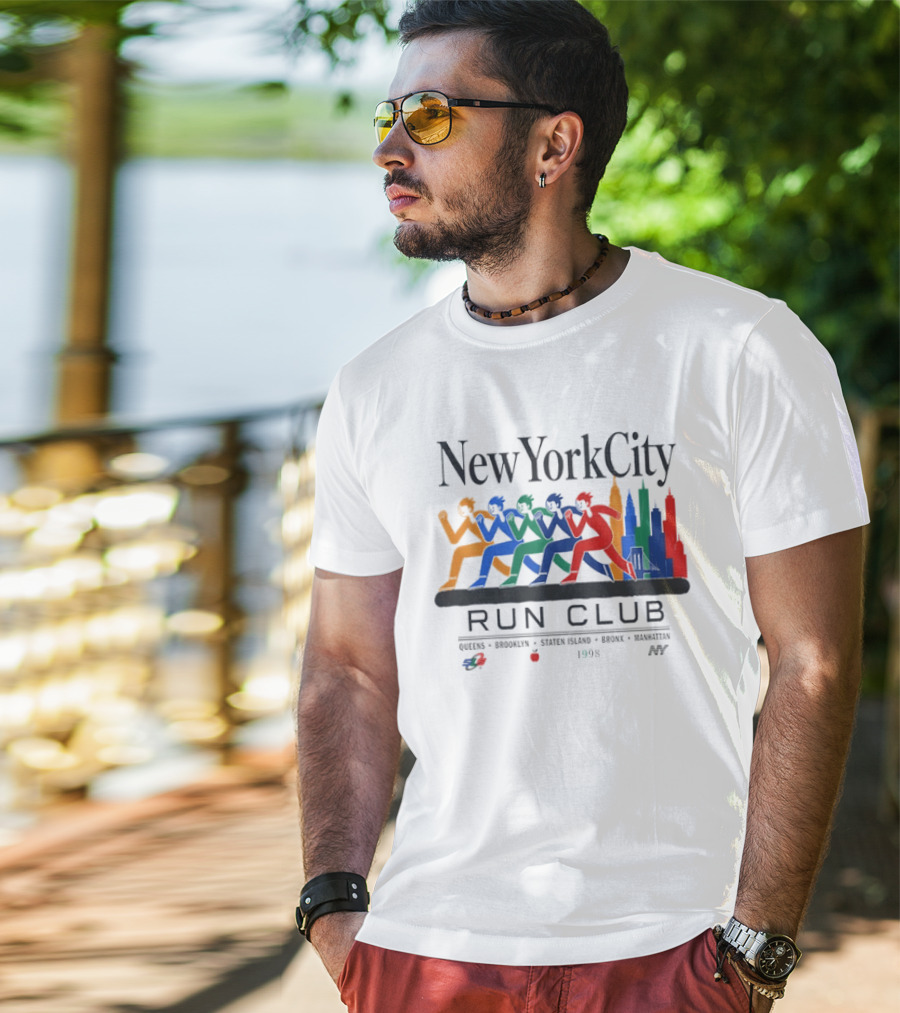 New York City Run Club 1998 Queens Brooklyn Staten Island Bronx Manhattan T-Shirt