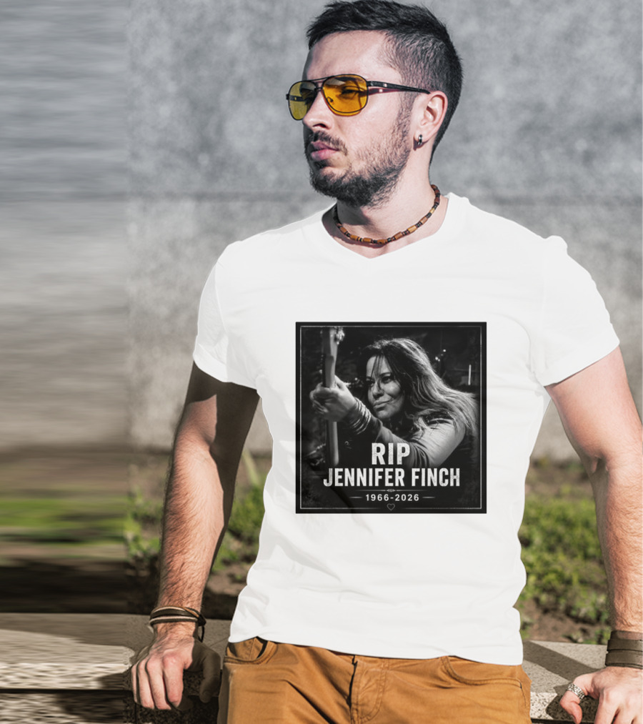 RIP Jennifer Finch 1966 2026 Memorial T-Shirt