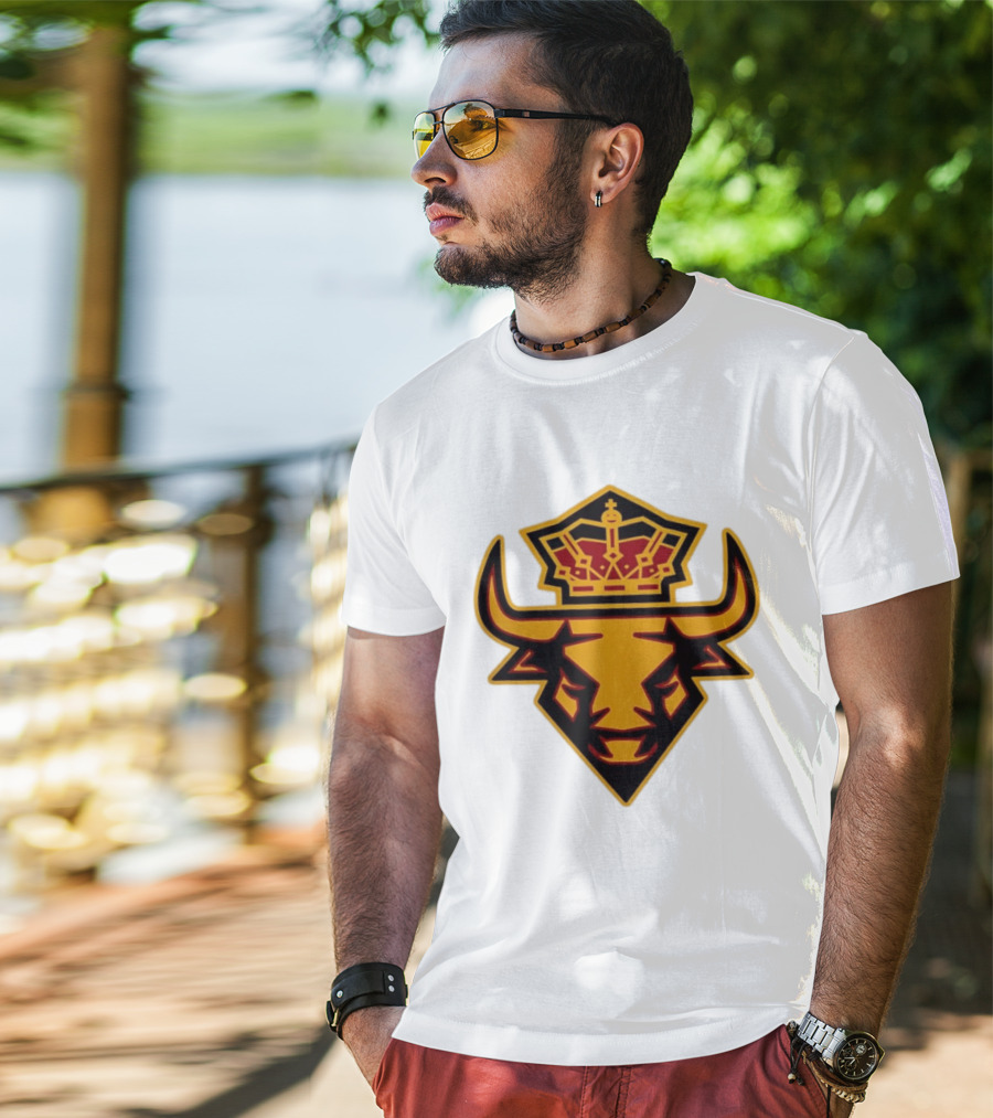 Spain Bull Emblem Royalty Team Crown T-Shirt