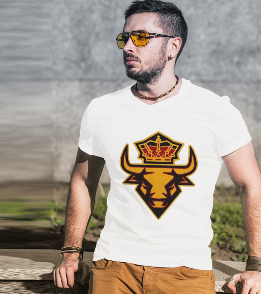 Spain Bull Emblem Royalty Team Crown T-Shirt