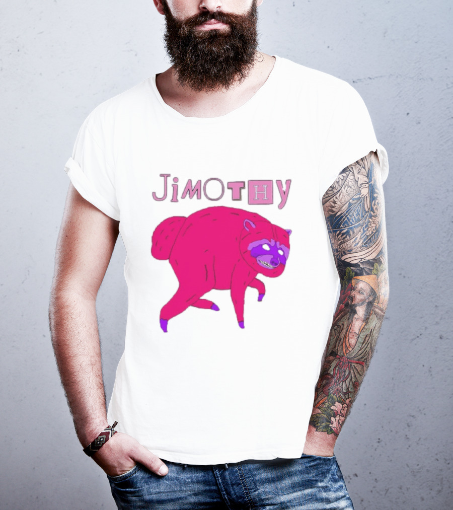 Jimothy Pink Raccoon T-Shirt