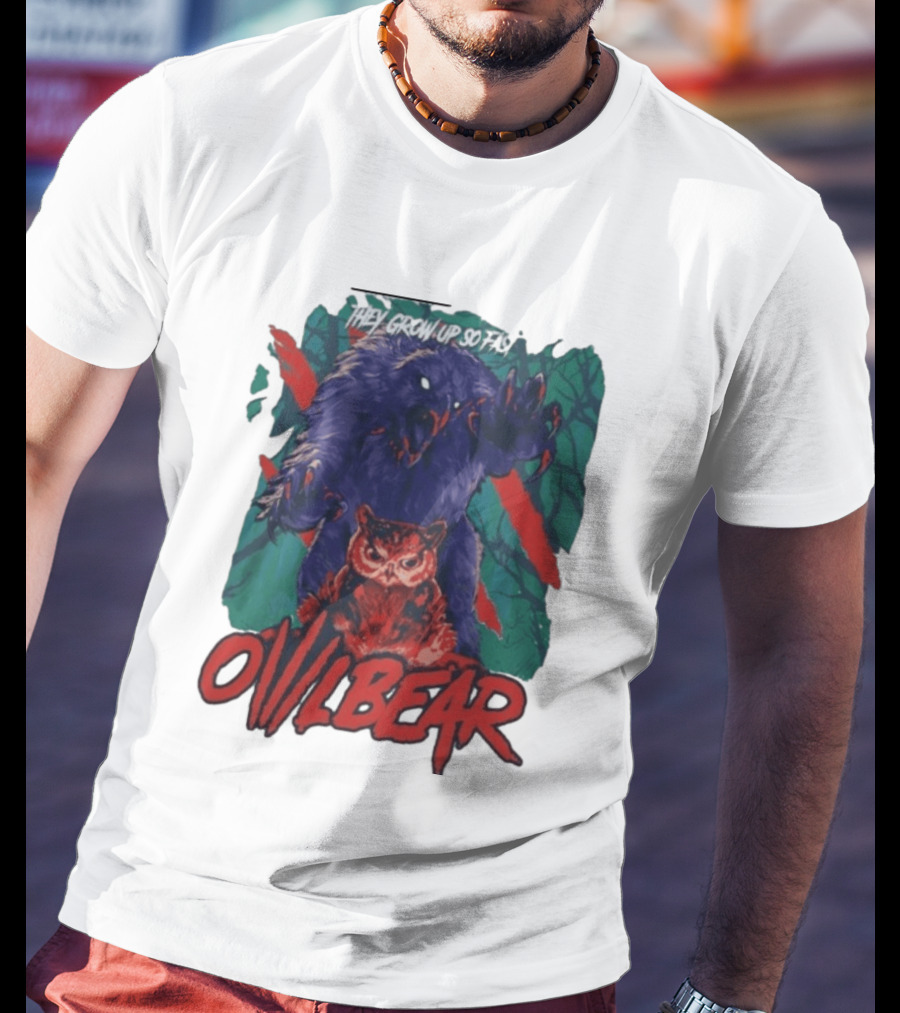 They Grow Up So Fast Owlbear Fantasy Creature T-Shirt