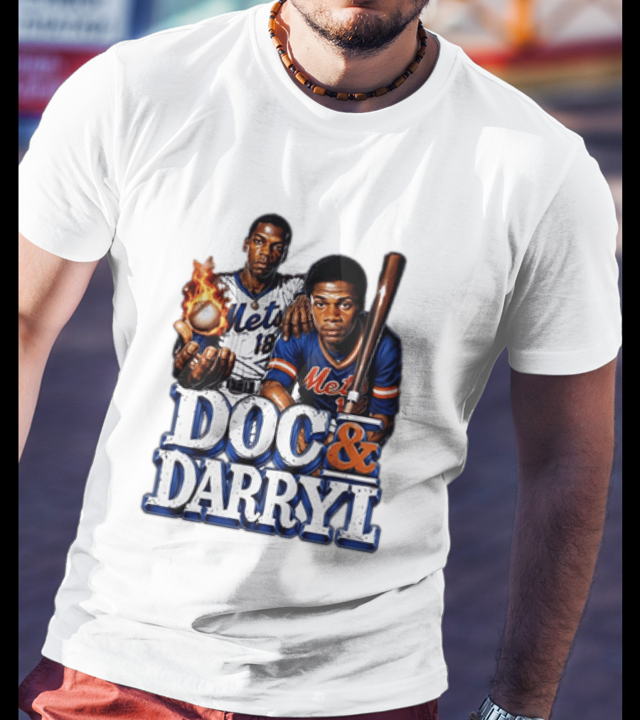 New York Mets Doc Gooden Darryl Strawberry Mets Iconic MLB Legends T-Shirt