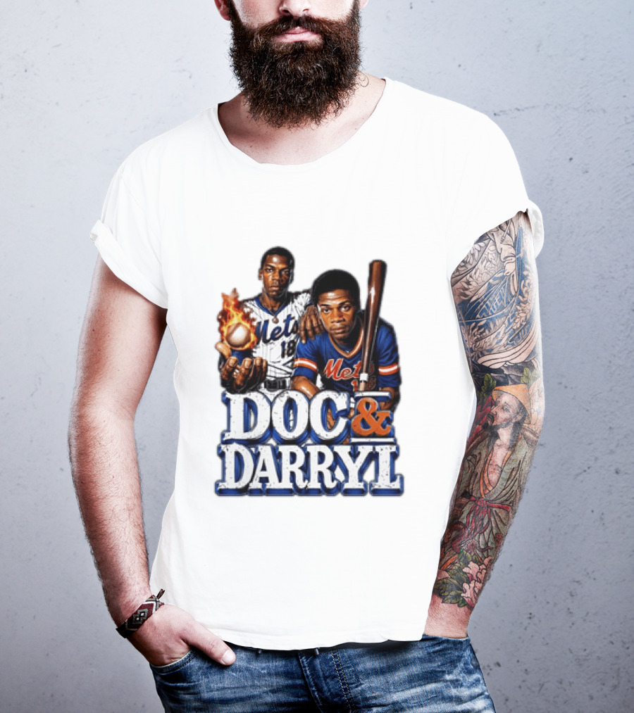 New York Mets Doc Gooden Darryl Strawberry Mets Iconic MLB Legends T-Shirt