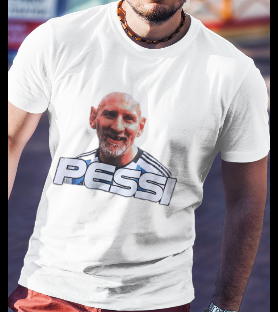 Pessi Lionel Messi Argentina National Team Jersey T-Shirt