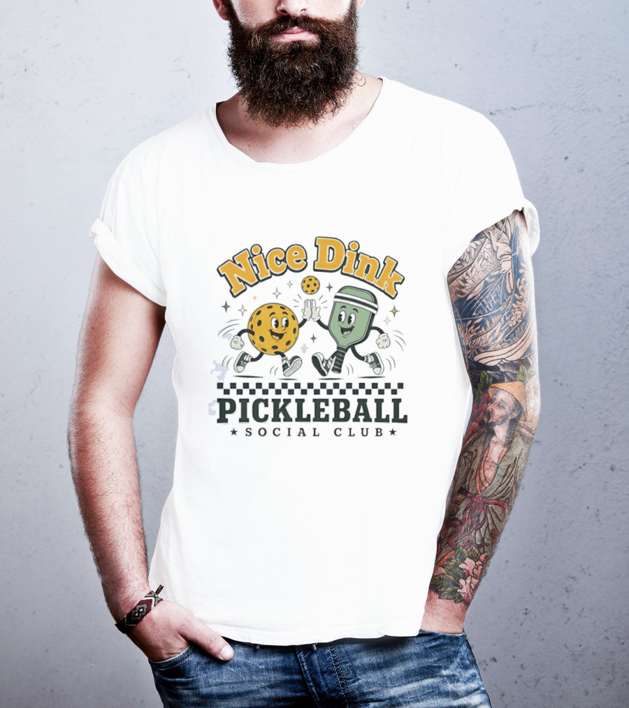 Nice Dink Pickleball Social Club High Five T-Shirt