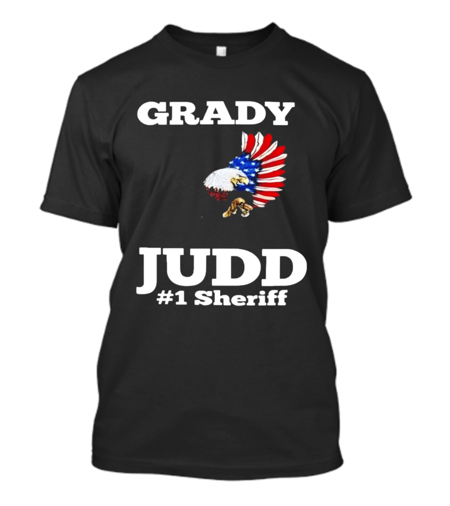 Grady Judd #1 Sheriff Patriotic Eagle T-Shirt