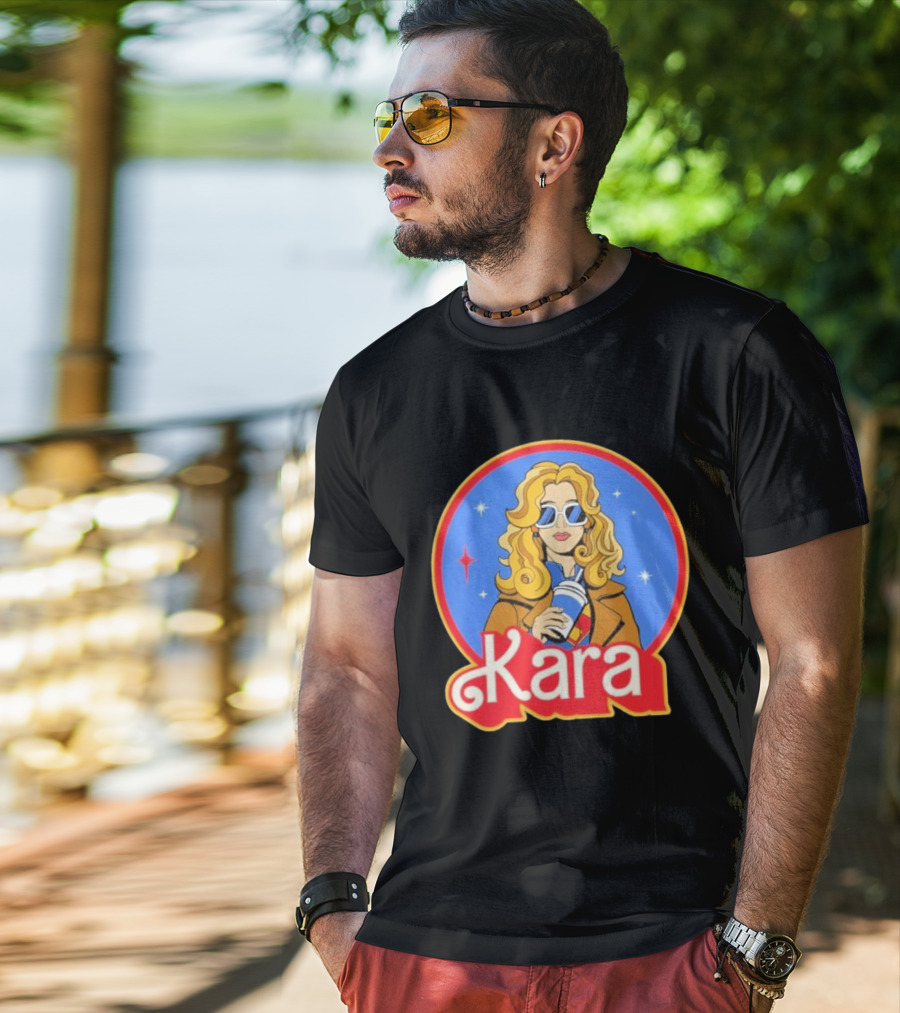 Kara 2026 Screencrush Sunglasses Coffee T-Shirt