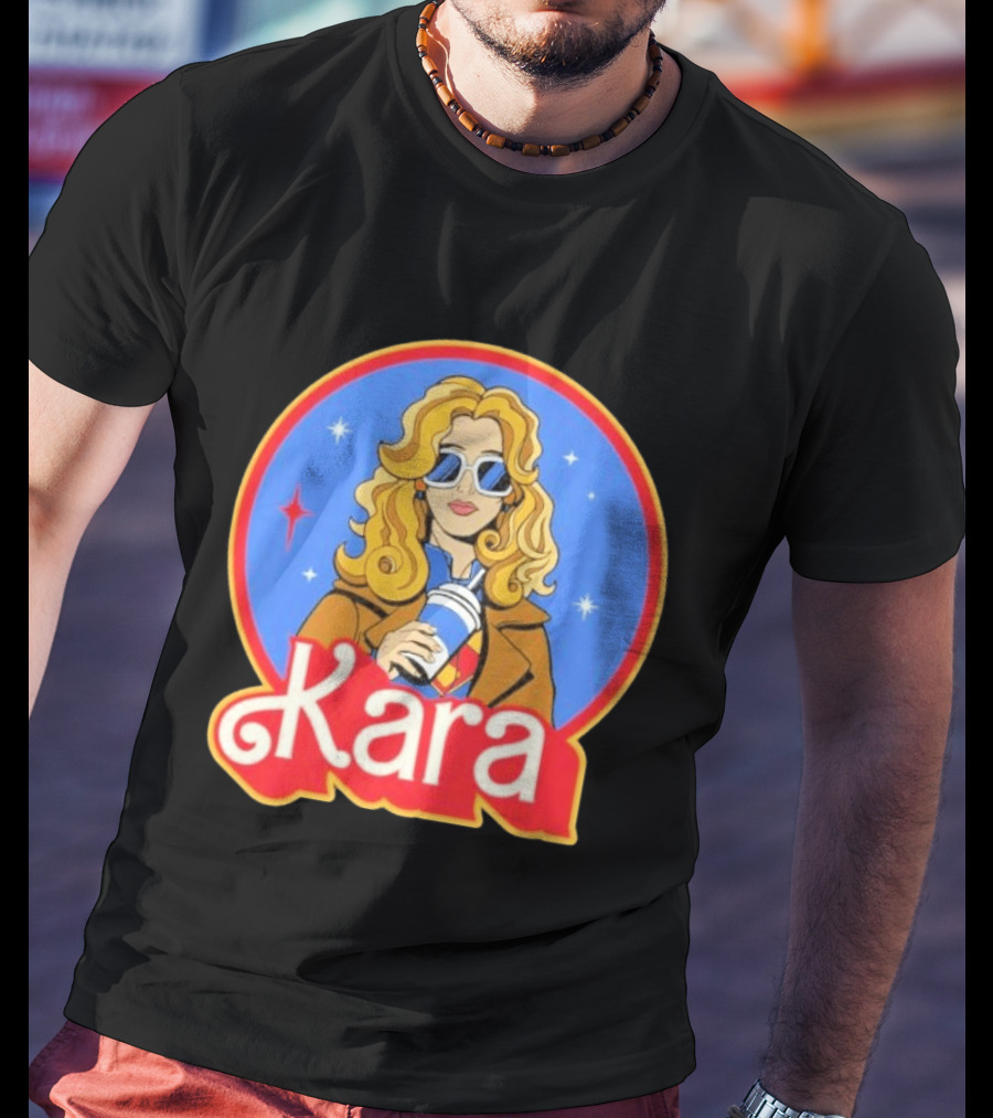Kara 2026 Screencrush Sunglasses Coffee T-Shirt