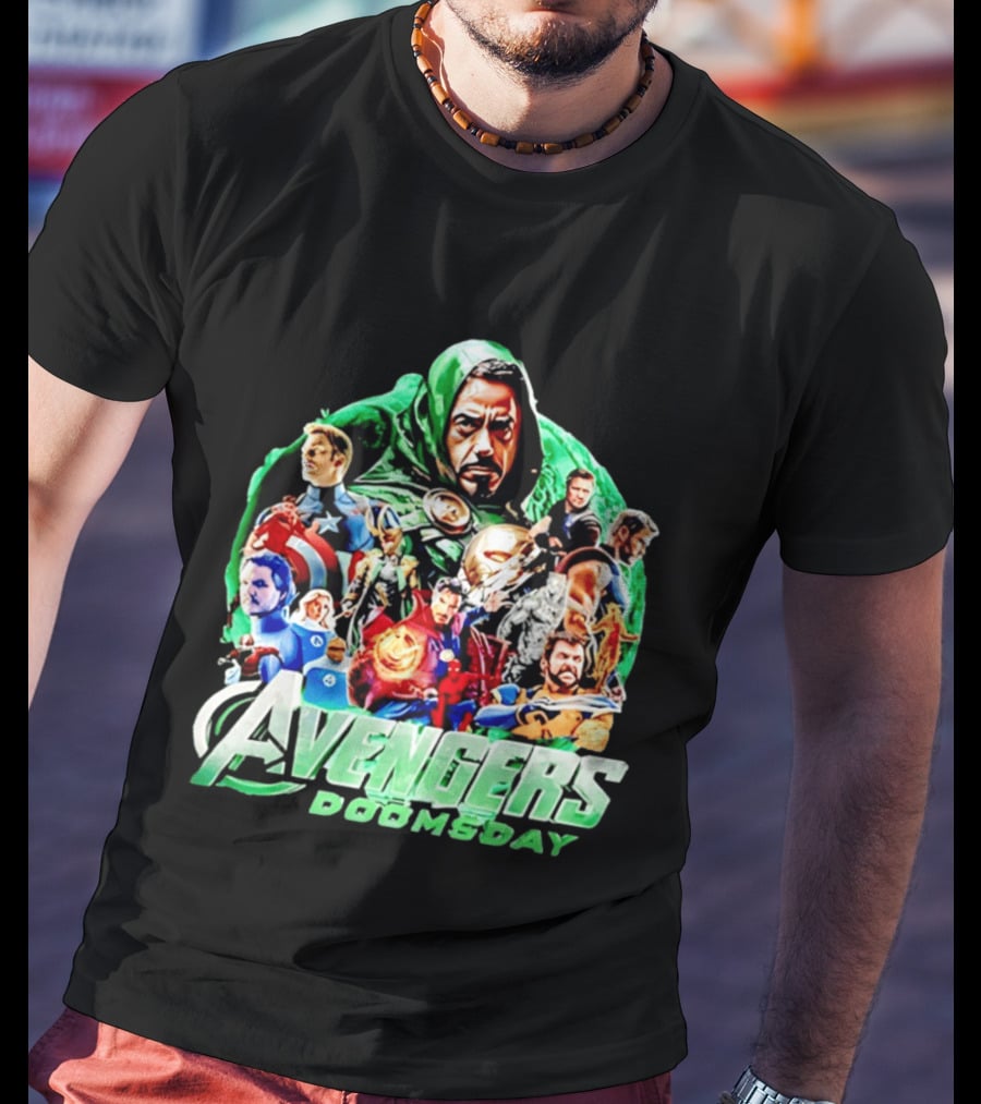 Avengers Doomsday Iron Man Captain America Marvel T-Shirt