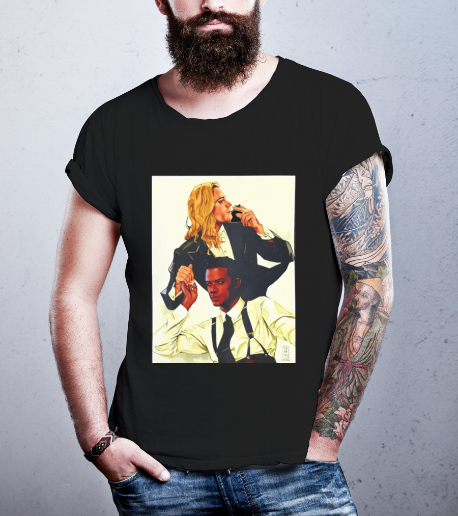 JMH Interview With The Vampire Lestat And Louis Smoking Portraits T-Shirt