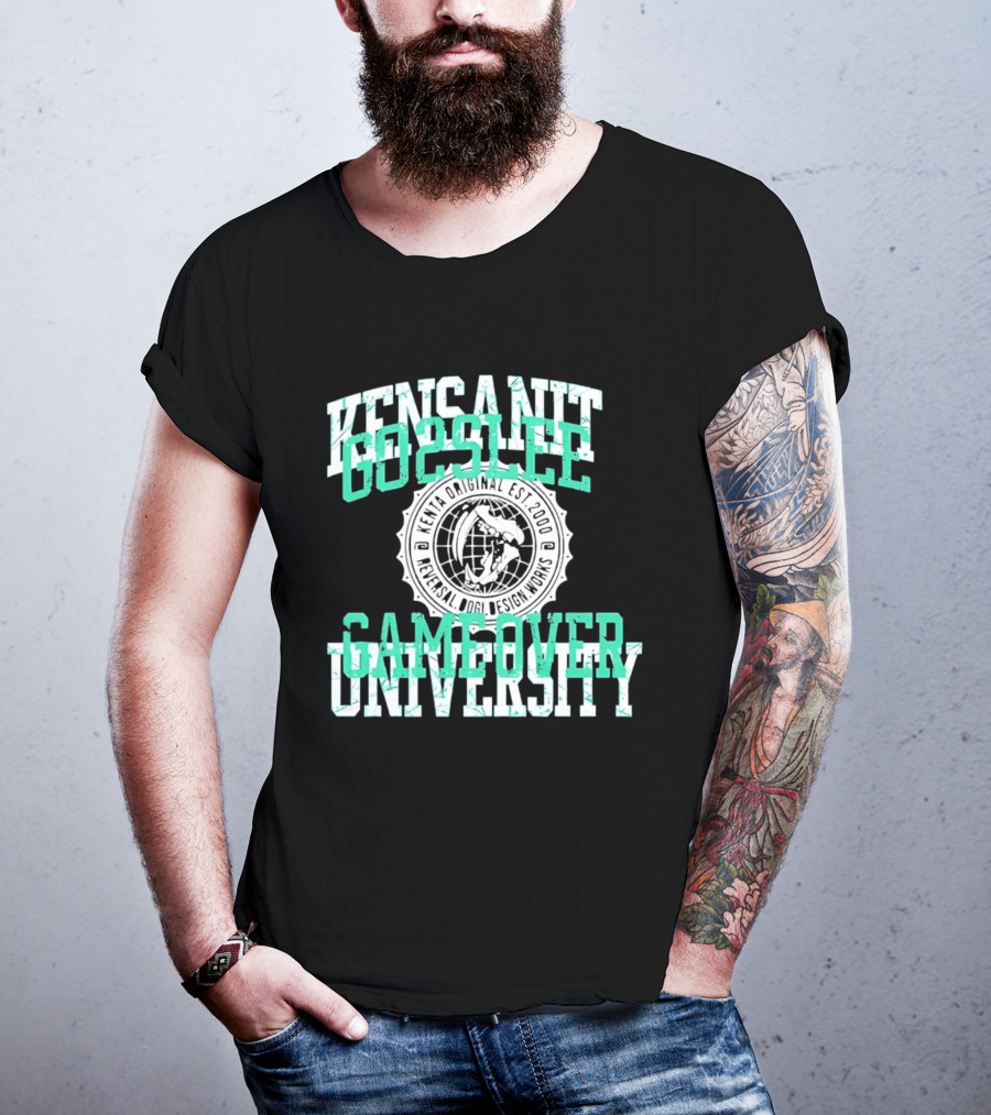 Kensanity Go2Sleep Gameover University Kenta Original Est 2000 Reversal Dogi Works T-Shirt