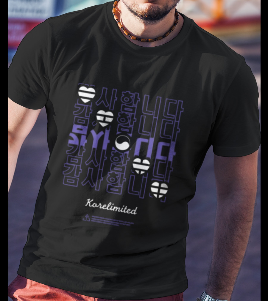 Korelimited Koreatown Purple Heart Korean T-Shirt