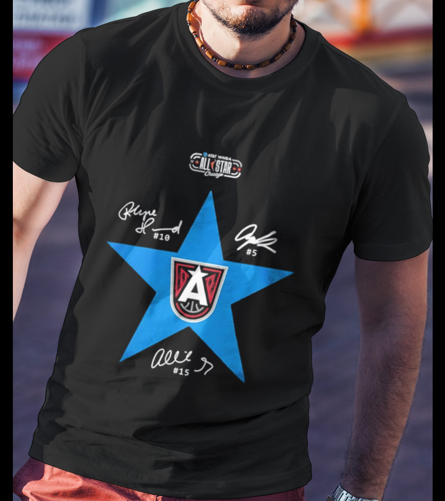 WNBA All Star Chicago Edition 2020 Signatures Star T-Shirt