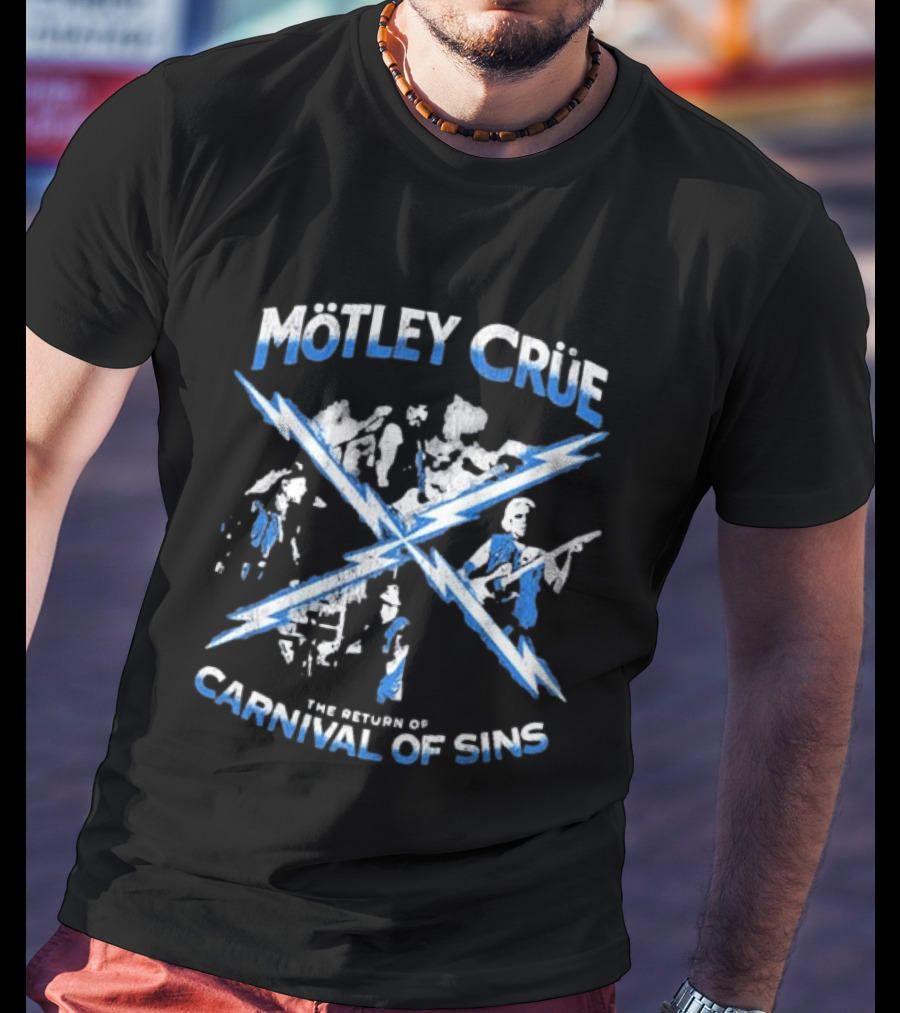 Mötley Crüe The Return Of Carnival Of Sins Tour 2026 North America T-Shirt