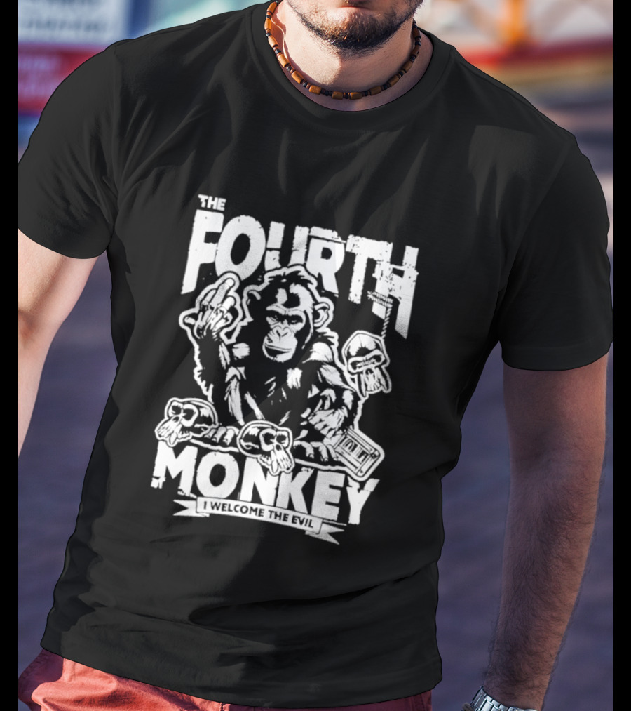 The Fourth Monkey Welcome The Evil Chimpanzee T-Shirt