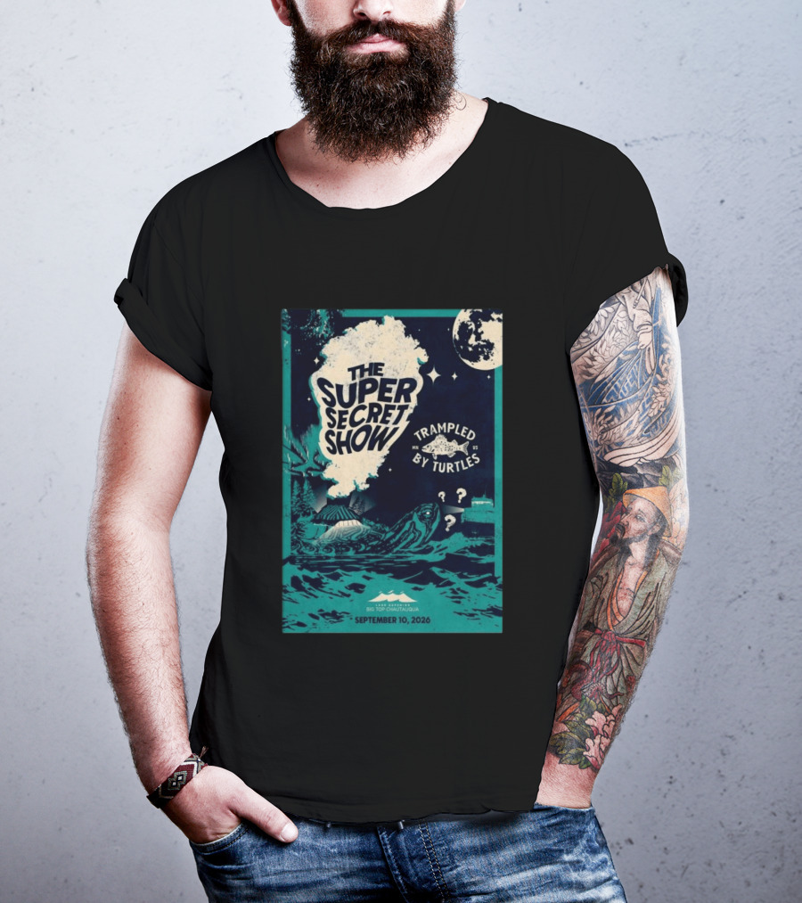 The Super Secret Show Trampled By Turtles Big Top Chautauqua Bayfield WI September 10 2026 T-Shirt