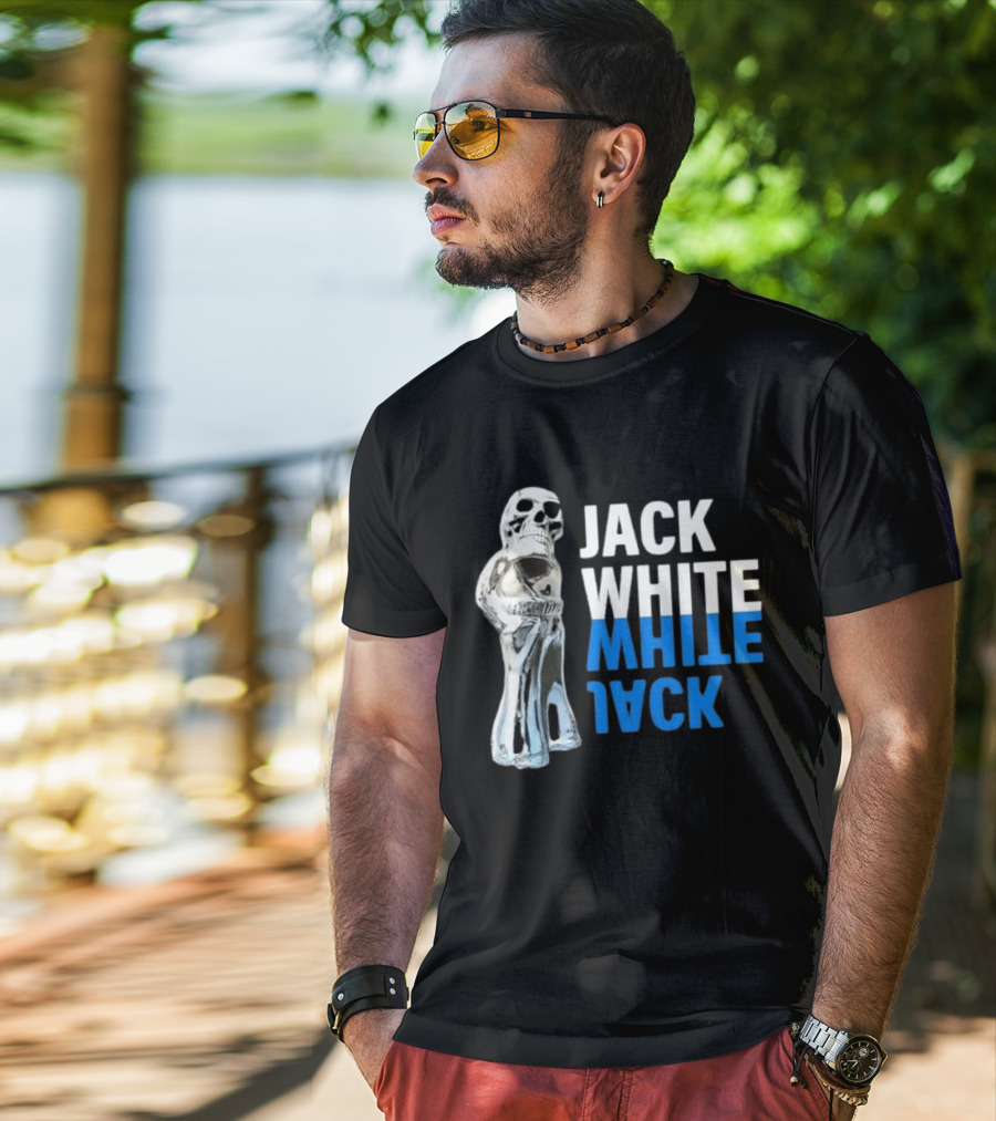 Jack White Frozen Charlatan Skull Third Man Records Store T-Shirt