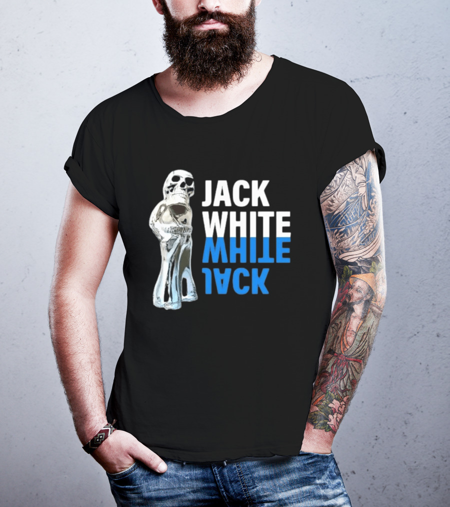 Jack White Frozen Charlatan Skull Third Man Records Store T-Shirt