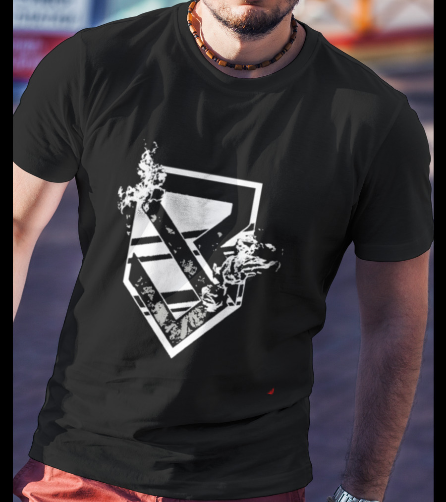 Tyrese Haliburton Seth Rollins Flames 2026 At Madison Square Garden Shield T-Shirt