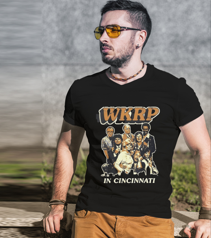 WKRP In Cincinnati Classic TV Show Cast Ensemble T-Shirt