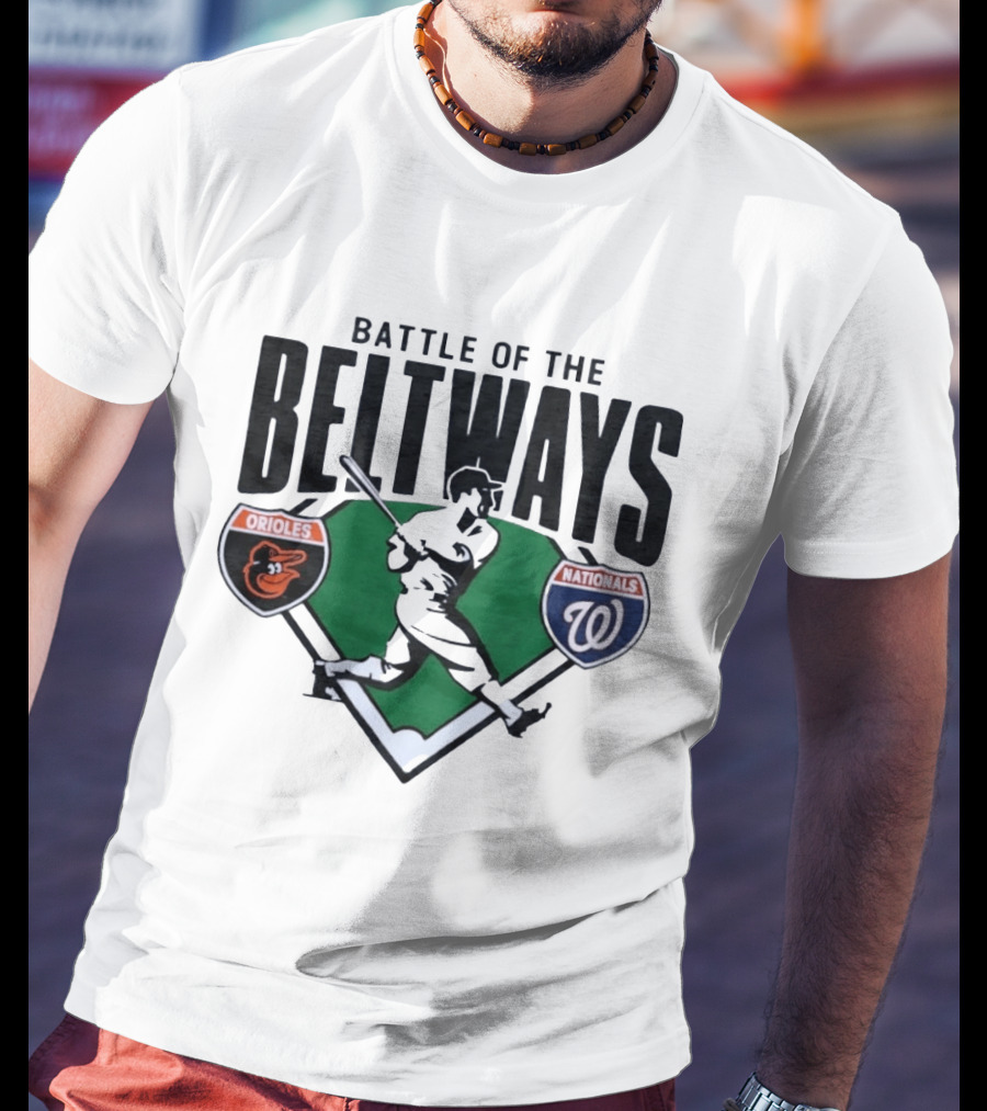 Battle Of The Beltways Orioles Nationals Baseball Rivalry T-Shirt