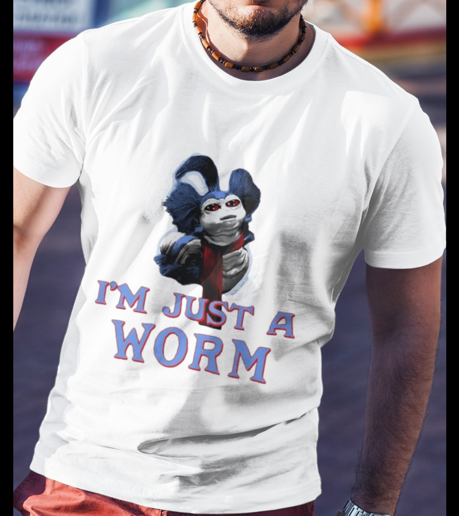 Labyrinth Movie Worm Character I'm Just A Worm T-Shirt