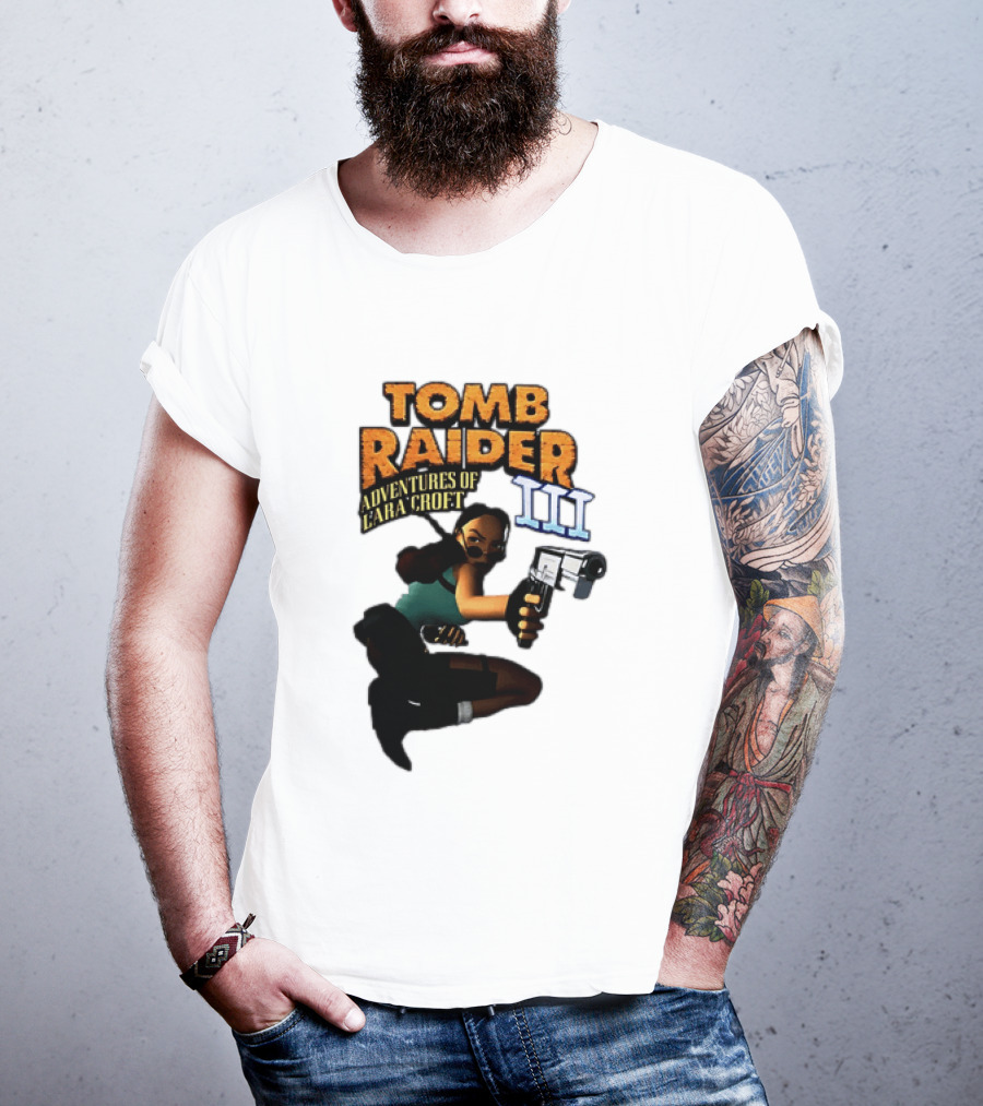 Tomb Raider Adventures Of Lara Croft III Classic Game T-Shirt