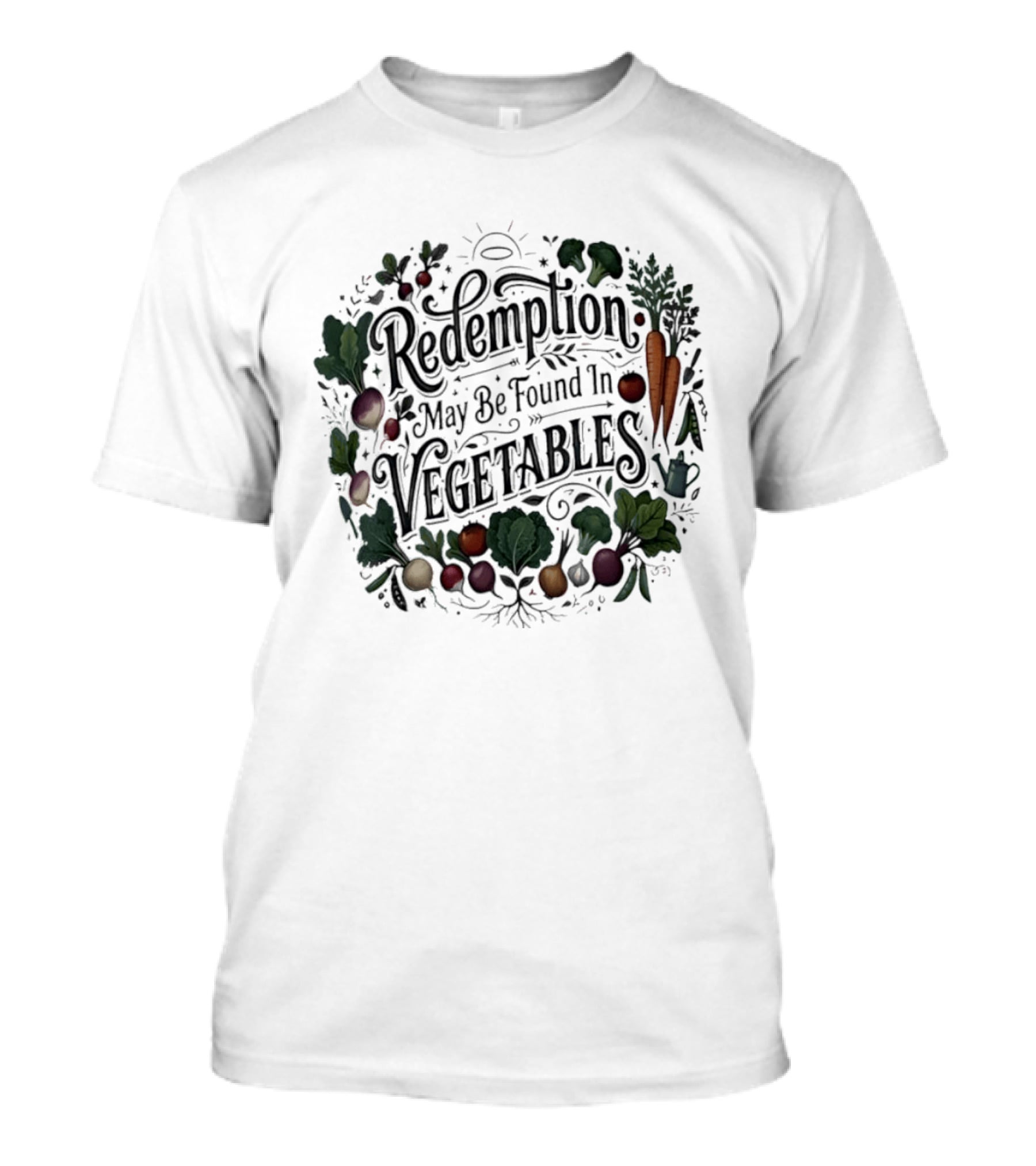 Redemption May Be Found In Vegetables Garden Vegetables T-Shirt