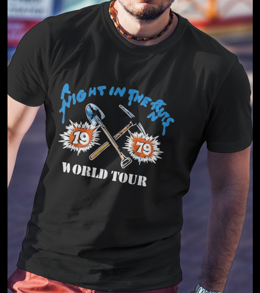Aerosmith Night In The Ruts 1979 World Tour Shovels And Picks T-Shirt