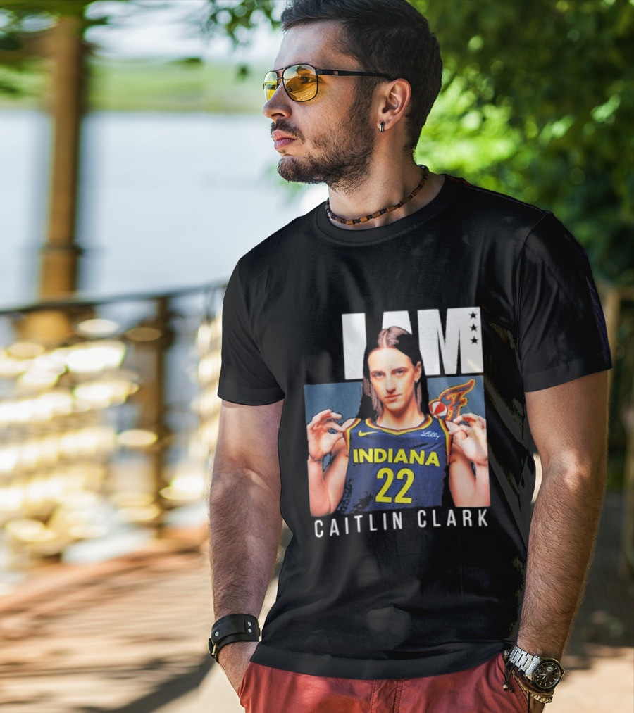 Caitlin Clark Indiana Fever Basketball SLAM Magazine I AM T-Shirt