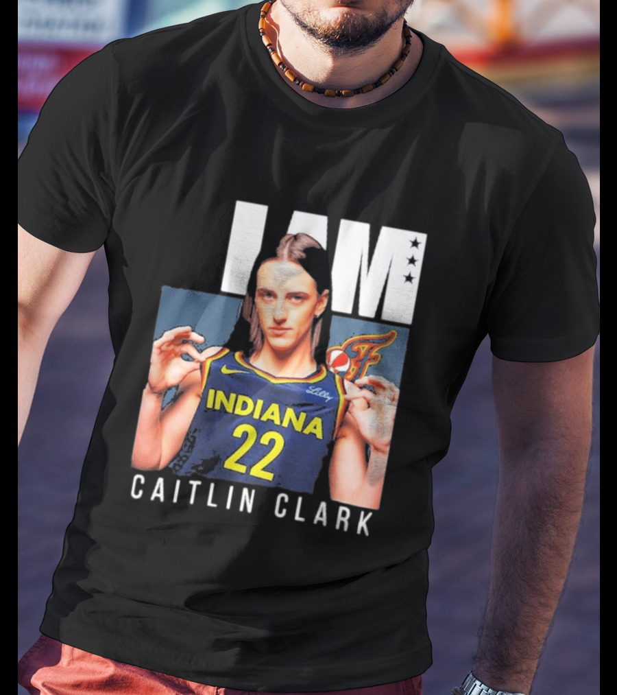 Caitlin Clark Indiana Fever Basketball SLAM Magazine I AM T-Shirt