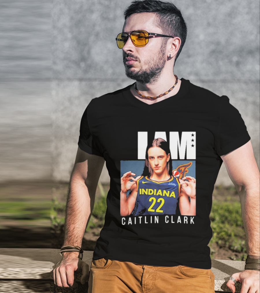 Caitlin Clark Indiana Fever Basketball SLAM Magazine I AM T-Shirt