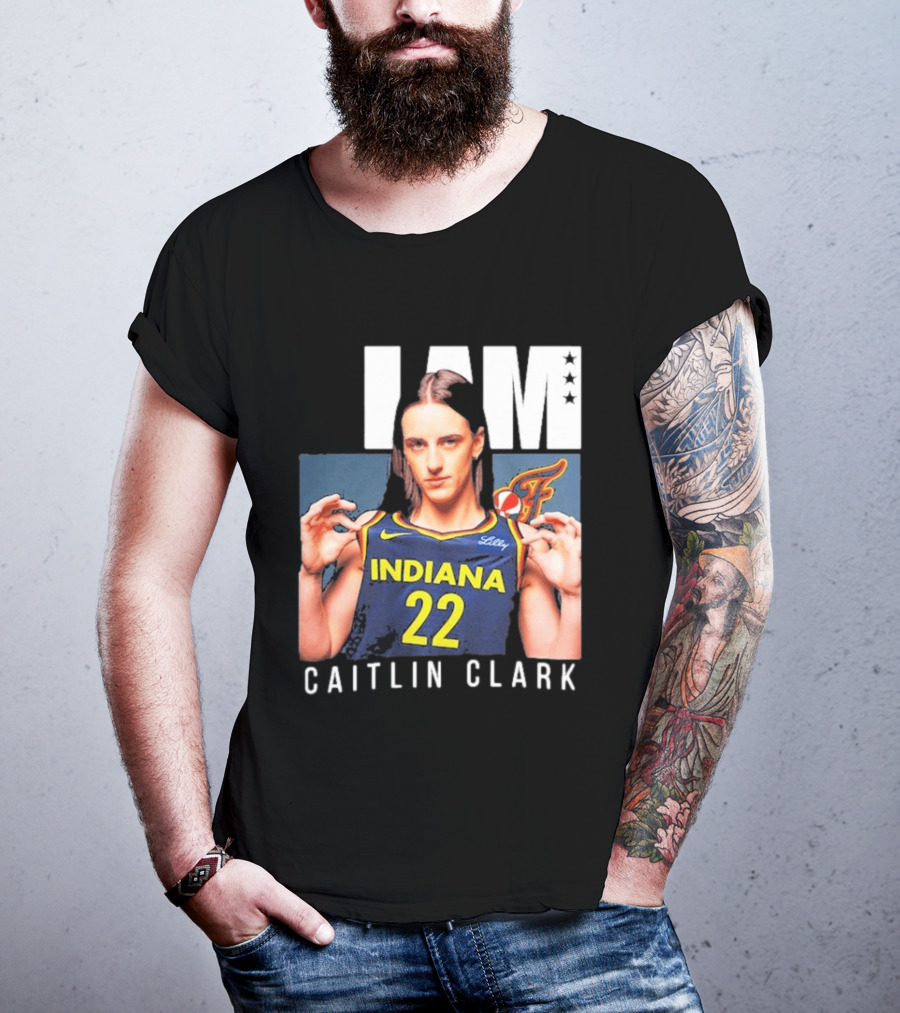 Caitlin Clark Indiana Fever Basketball SLAM Magazine I AM T-Shirt