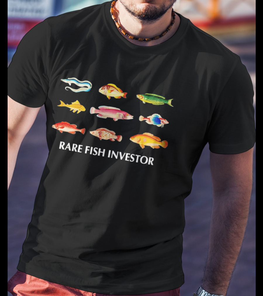 Rare Fish Investor Colorful Aquatic Collection T-Shirt
