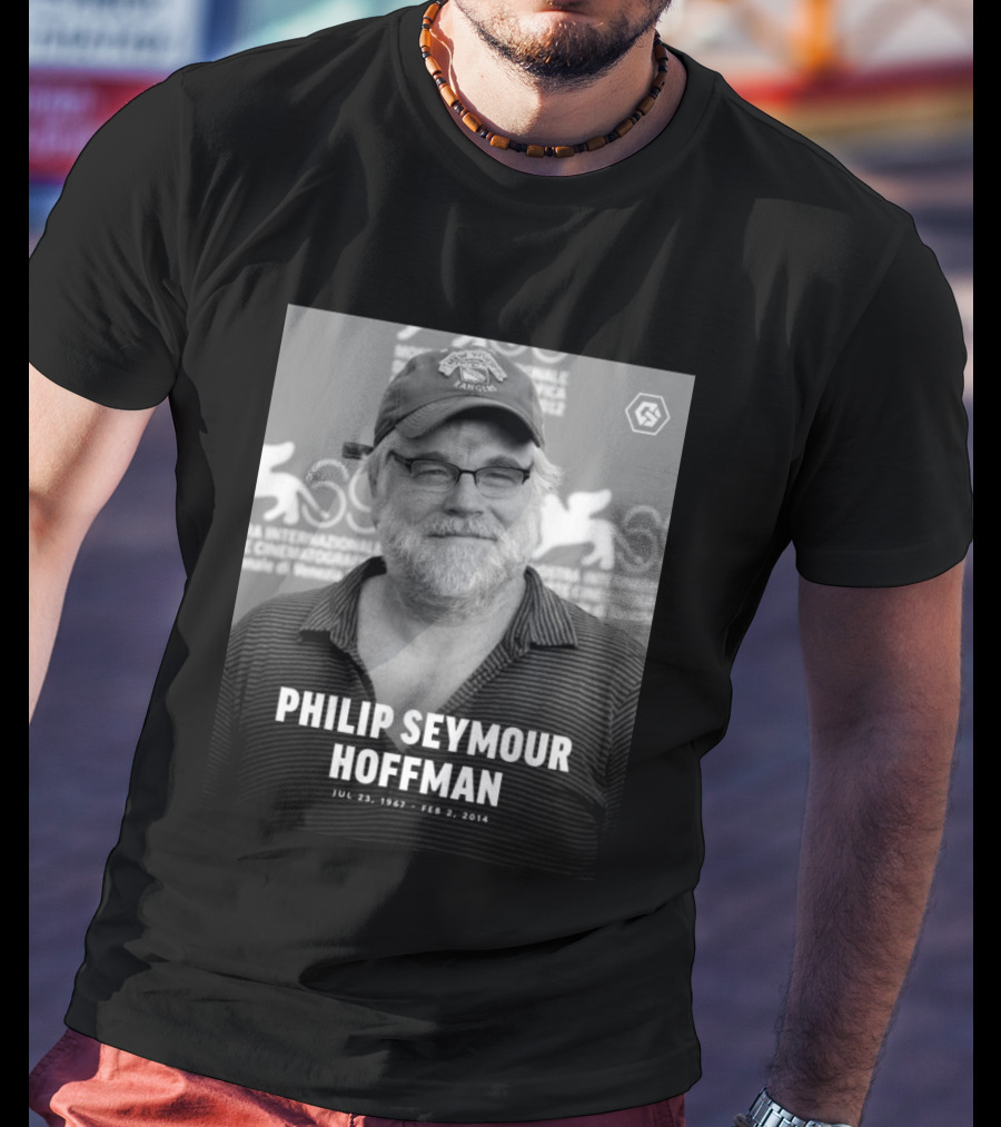 Philip Seymour Hoffman Venice Film Festival Memorial Jul 23 1967 Feb 2 2014 T-Shirt